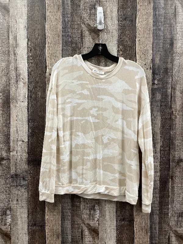 Earth-tone women's topsTop Long Sleeve By Workshop  Size: S