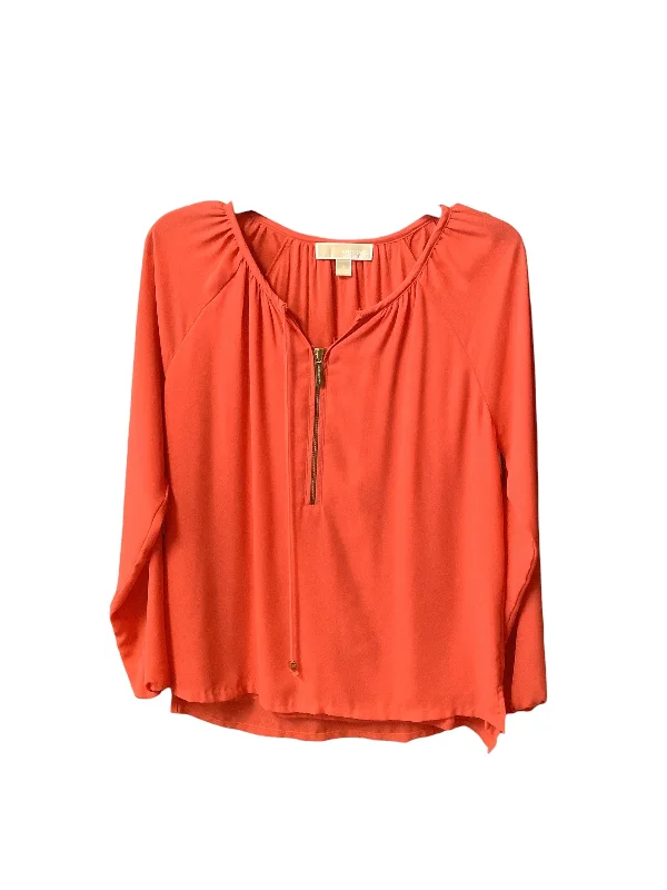 Cardigan-style women's topsTop Long Sleeve Designer By Michael By Michael Kors  Size: 2